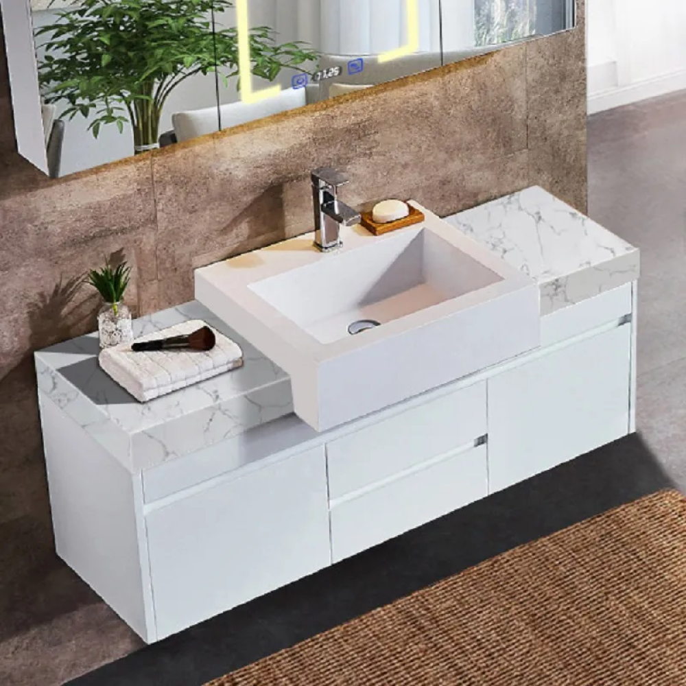 Wall-Mounted Marble Bathroom Sink