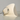 White Half-Moon Metal Table Lamp