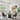 Round White Sintered Stone Dining Table