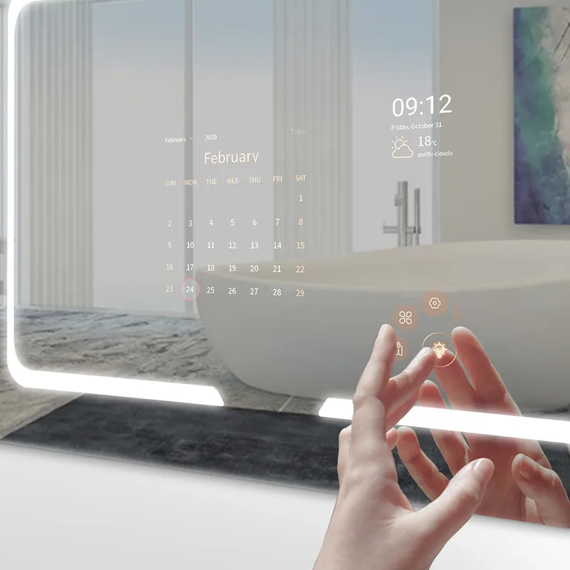 Smart Touch Screen Bathroom Vanity Mirror CharmyDecor