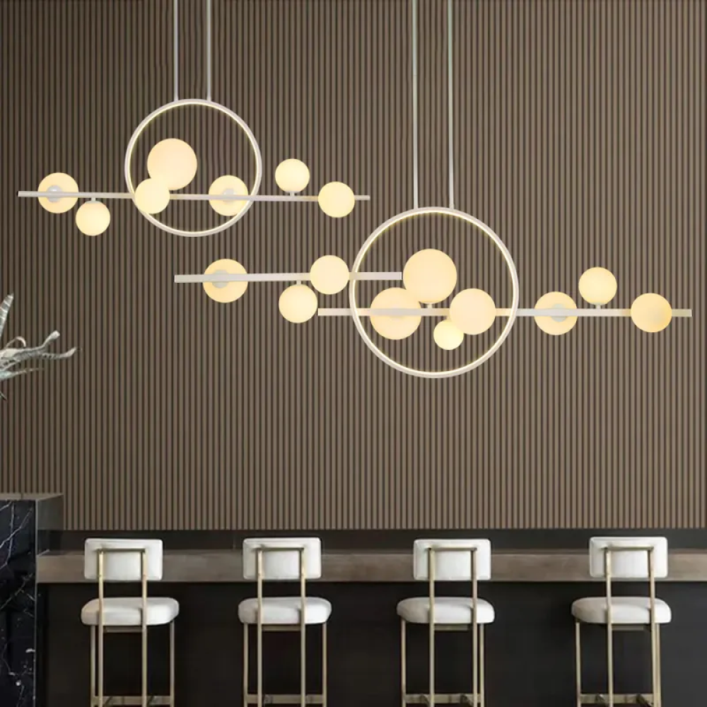 Modern Minimalist Linear Pendant Light - CharmyDecor