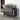 Modern 59" Foldable Gray Rectangle Dining Table Set