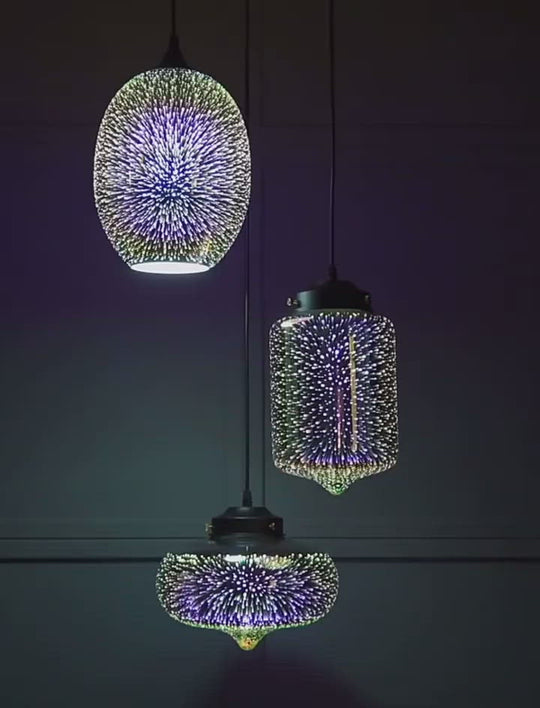 Modern 3D Colorful Nordic Hanging Light