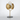 Glass Gold Globe 1-Light Table Lamp 