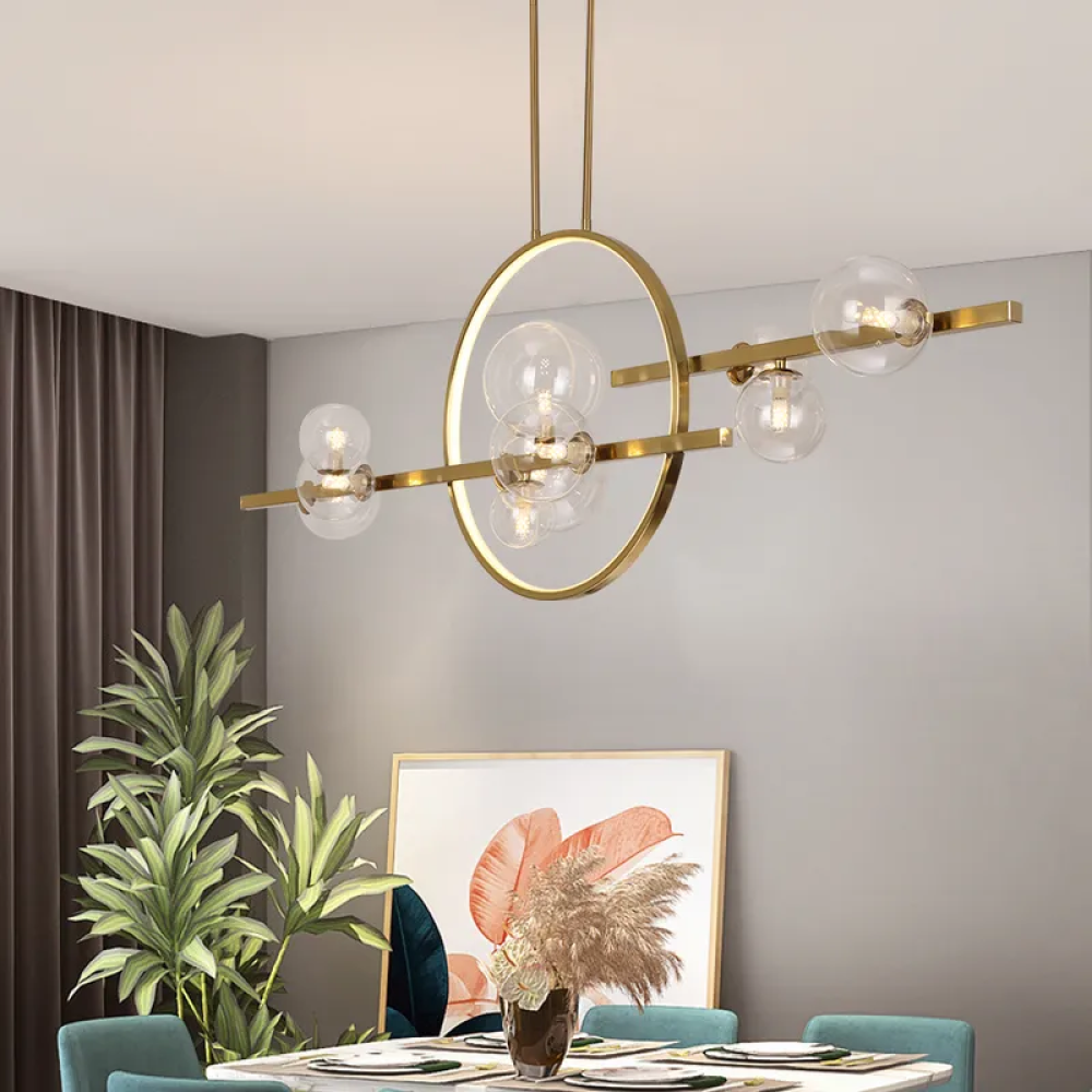 Modern Minimalist Linear Pendant Light- CharmyDecor