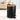 Black Step Trash Can with Bamboo Lid
