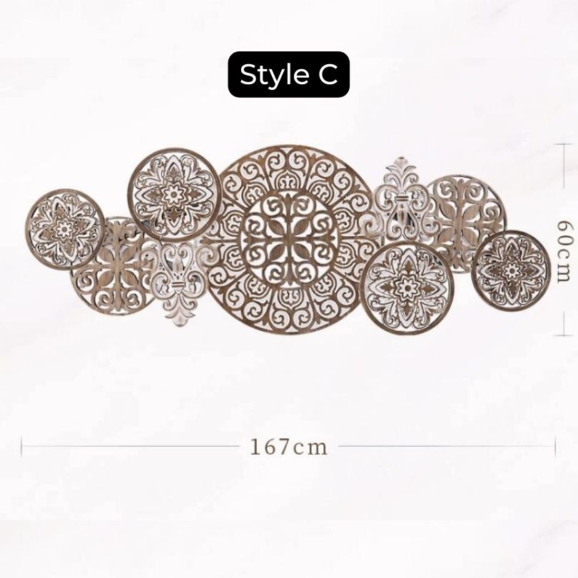 Stunning Wall Decor With Metal And Wood image