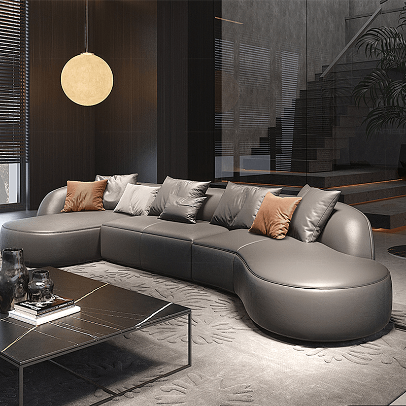 Contemporary Curved Sectional Sofa at Jayden Scrymgeour blog