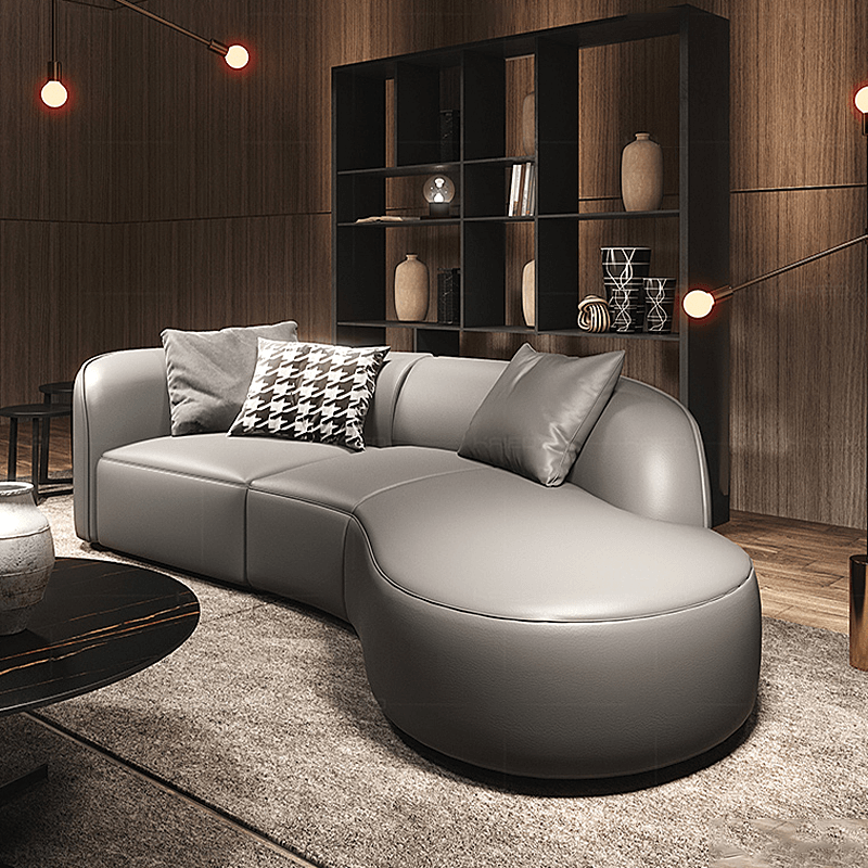 Modern Curved Sectional Sofa - Sleek Living Room Furniture – CharmyDecor