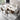 White Curved Corners Marble Dining Table