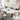 Modern Minimalist White Rectangular Dining Table
