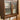 wooden cupboard with glass doors
