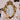 Distressed Gold Angel Baroque Mirror