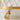 Gold Mesh Rolling Laundry Hamper