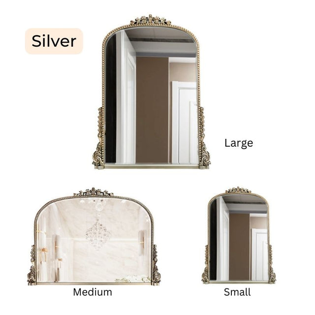 Grand Victorian Bathroom Wall Mirror Gold / Small CharmyDecor