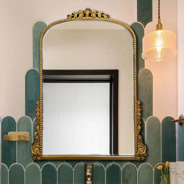 Grand Victorian Bathroom Wall Mirror Gold / Small CharmyDecor