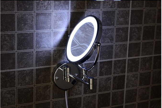 LED Wall Mounted Extendable Bathroom Magnifying Mirror – CharmyDecor