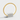 Postmodern Gold Circle Crystal Table Lamp