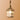 Classical Gold Tempered Glass Hanging Light