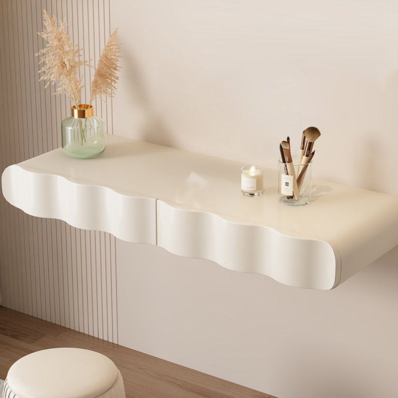 Arc Shaped Floating Makeup Vanity CharmyDecor CharmyDecor