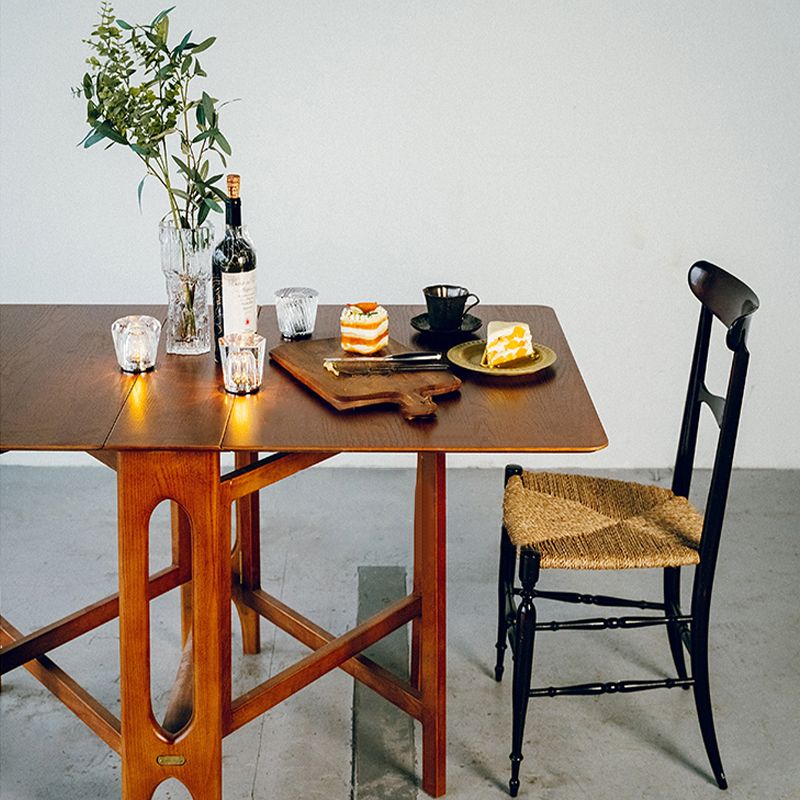 Mid Century Modern Drop Leaf Table Folding Chairs Set Of Four (4