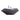 Minimalist Black Coffee Table with Lazy Susan
