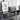 Modern Black Entertainment Center with Cabinets
