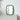 green framed mirror