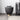 Modern Drum Coffee Table with Leather Frame