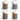 Modern Houndstooth Leather Makeup Stool