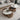 two white and brown wooden table