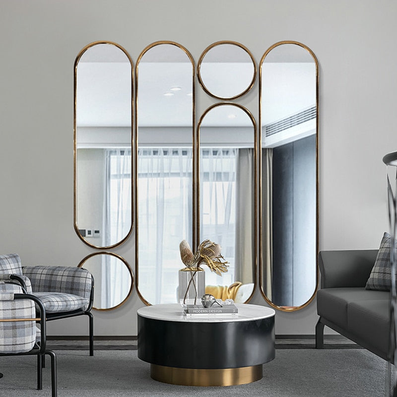 Contemporary Wall Mirror for Living Room Decor – CharmyDecor