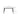 Metal material table dimension for dining