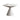 Wide Round Top modern pedestal table