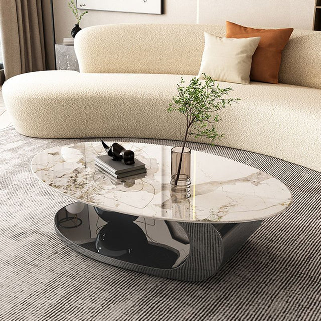 Contemporary Wooden Coffee Table With 2 Drawers- CharmyDecor