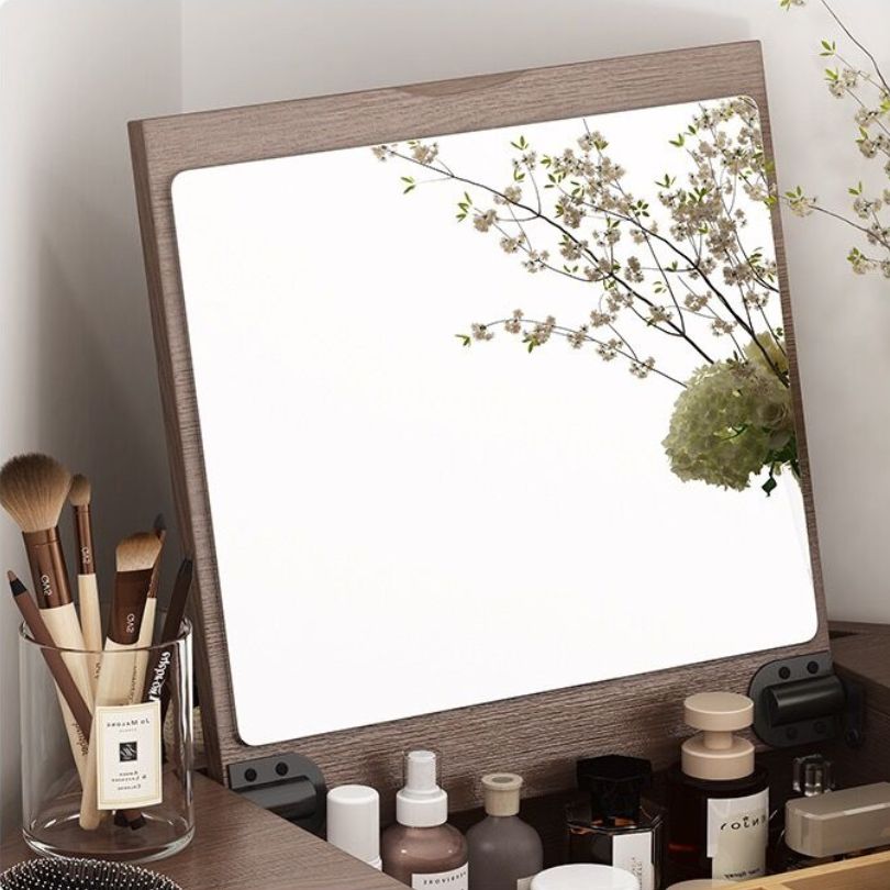 Versatile Wooden Corner Dressing Table with Ample Storage CharmyDecor Versatile Wooden Corner Dressing Table with Ample Storage CharmyDecor