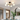 Modern White Glass Semi-Flush Light