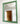 Wooden frame mirror in green