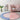 Pink and Blue Swirl Stripe Pattern Rug