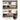 Rustic Rectangular Wooden TV Stand with Sliding Door