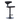 Walnut Bentwood Upholstered Swivel Bar Stool