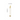 Modern Minimalist Gold Torchiere Floor Lamp