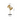 Glass Gold Globe 1-Light Table Lamp 