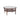 Old English style coffee table in white background.