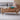 Wooden Coffee Table with Sliding Rail Doors