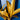 glossy metal leaf design