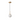 Modern Gold Globe 1-Light Pendant Light