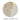Large Circular Light Khaki & Gold Area Rug dimension