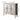 Farmhouse Distressed White Cabinet
