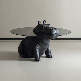 Italian Style Minimalist Hippo Coffee Table - Default Title - CharmyDecor